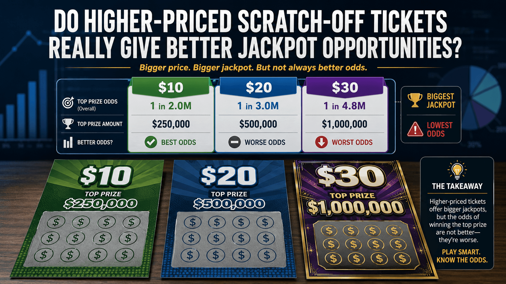 Do Higher-Priced Scratch-Offs Have Better Jackpot Odds?