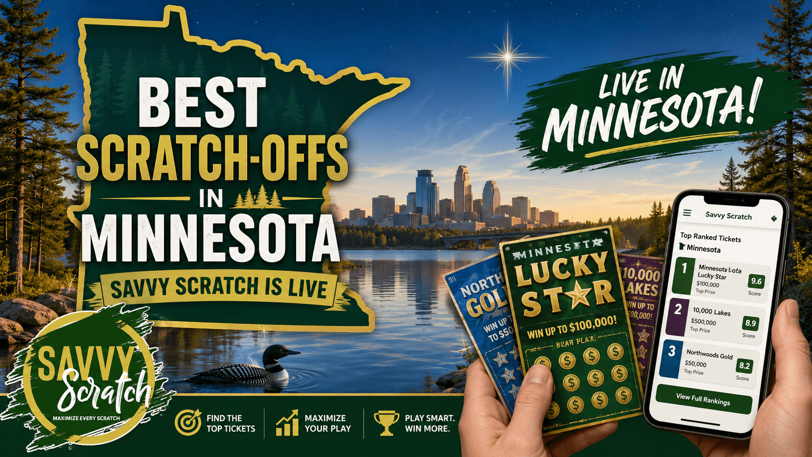 Best Scratch-Offs in Minnesota: Savvy Scratch Is Live