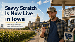 Savvy Scratch Is Now Live in Iowa