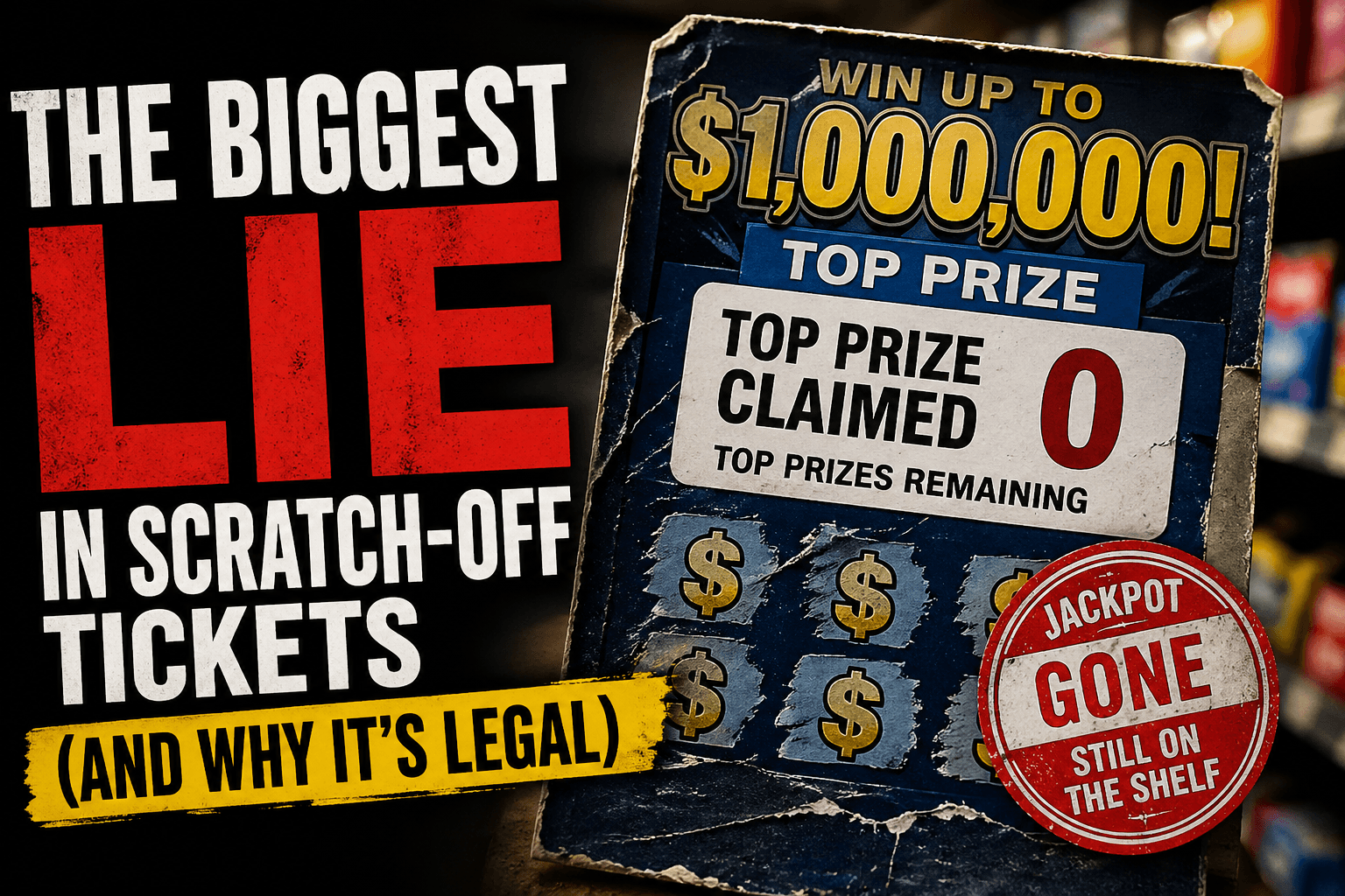 The Biggest Lie in Scratch-Offs (And Why It's Completely Legal)