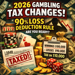 Gambling Tax Changes 2026: The Hidden 10% You'll Owe (Even When You Break Even)