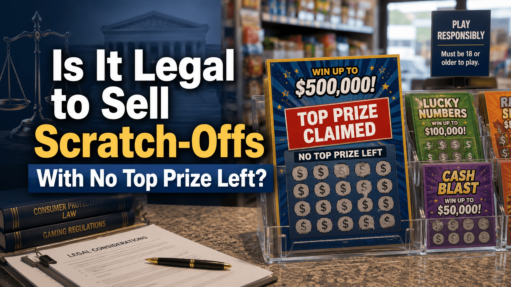 Is It Legal to Sell Scratch-Offs With No Top Prize Left?