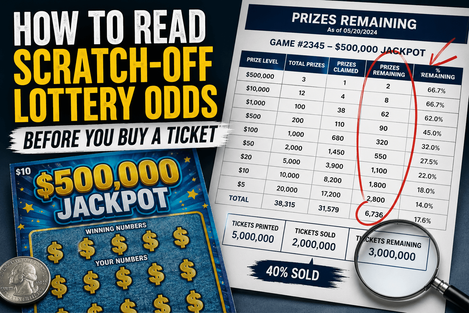 How to Read Scratch-Off Odds Before You Buy a Ticket
